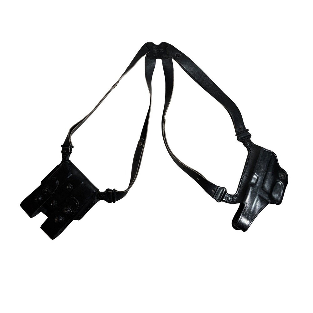 Galco Miami Classic Shoulder Holster System Black Leather 246B SCL24B Right Hand